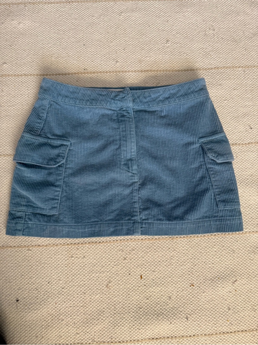 Cotton On Blue Corduroy Mini Skirt